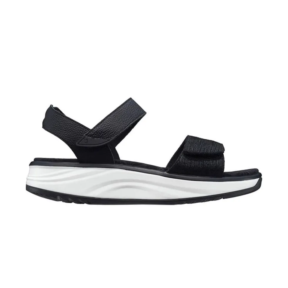 Joya Flores black sandal, dam