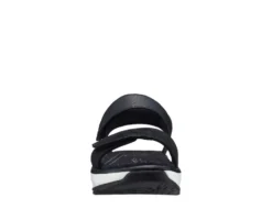 Joya Flores black sandal, dam
