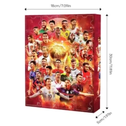 2026 Jul Adventskalender för VM Samlarfotbollsfigurer