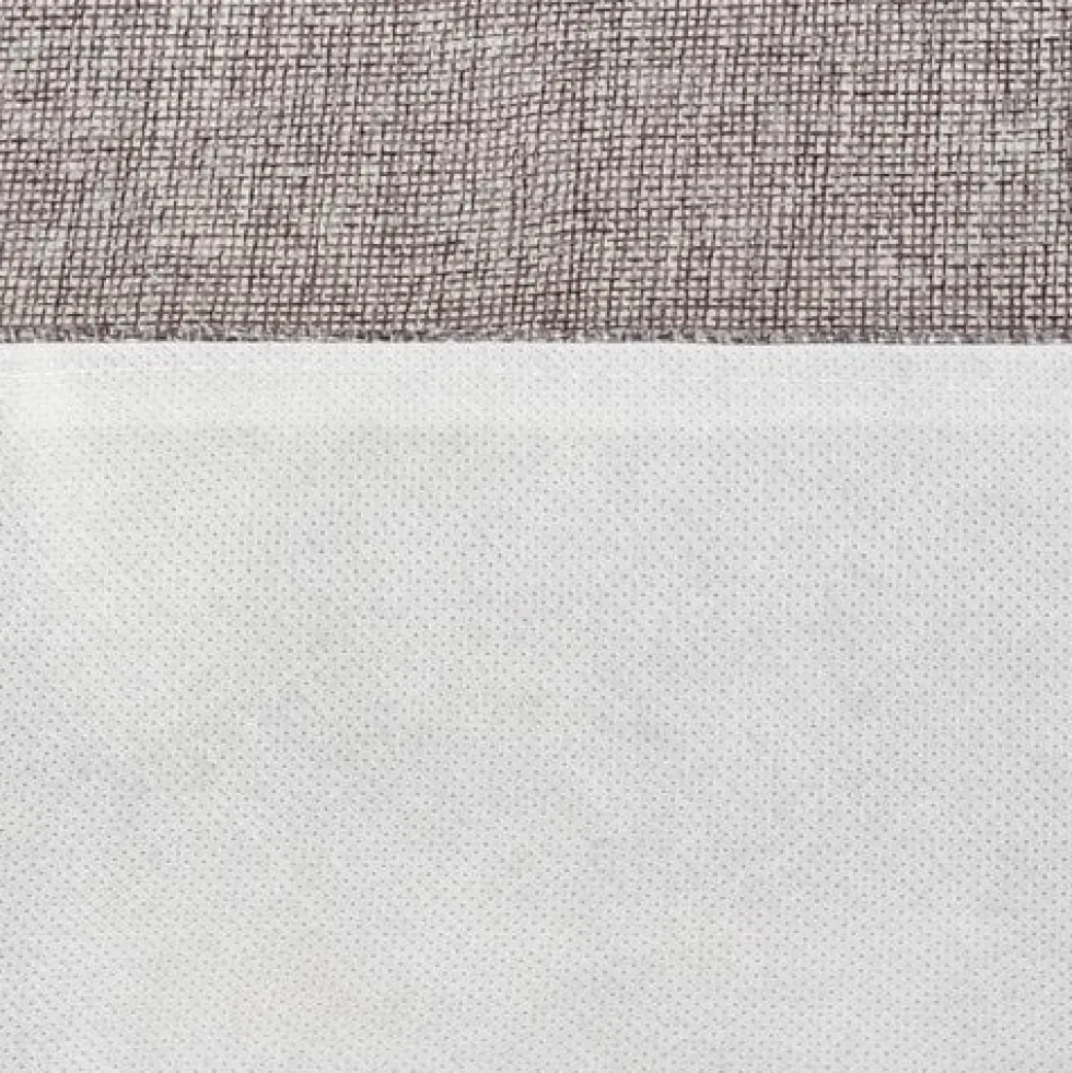 Julbordslöpare 180x33 cm polyester grå med tomtar röd/vit