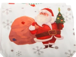 Julbordsrunner julmotiv vit 205x35 cm