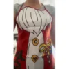 Julförkläde tomtedräkt-design polyester 92x51 cm flerfärgad