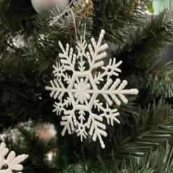 Julgransdekorationer snöflingor 12-pack