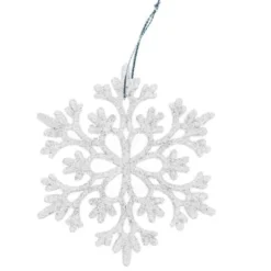 Julgransdekorationer snöflingor 12-pack