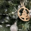 Julgransgirlang med pärlor 5 m pärlvit