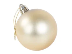 Julgranskulor plast guld 100-pack med stjärna 30-60 mm