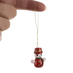 Julgranspynt i trä / Dekorationsfigurer 30-pack