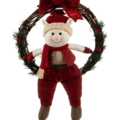 Julkrans julälv 36 cm för dörr/vägg, trä/plast/polyester
