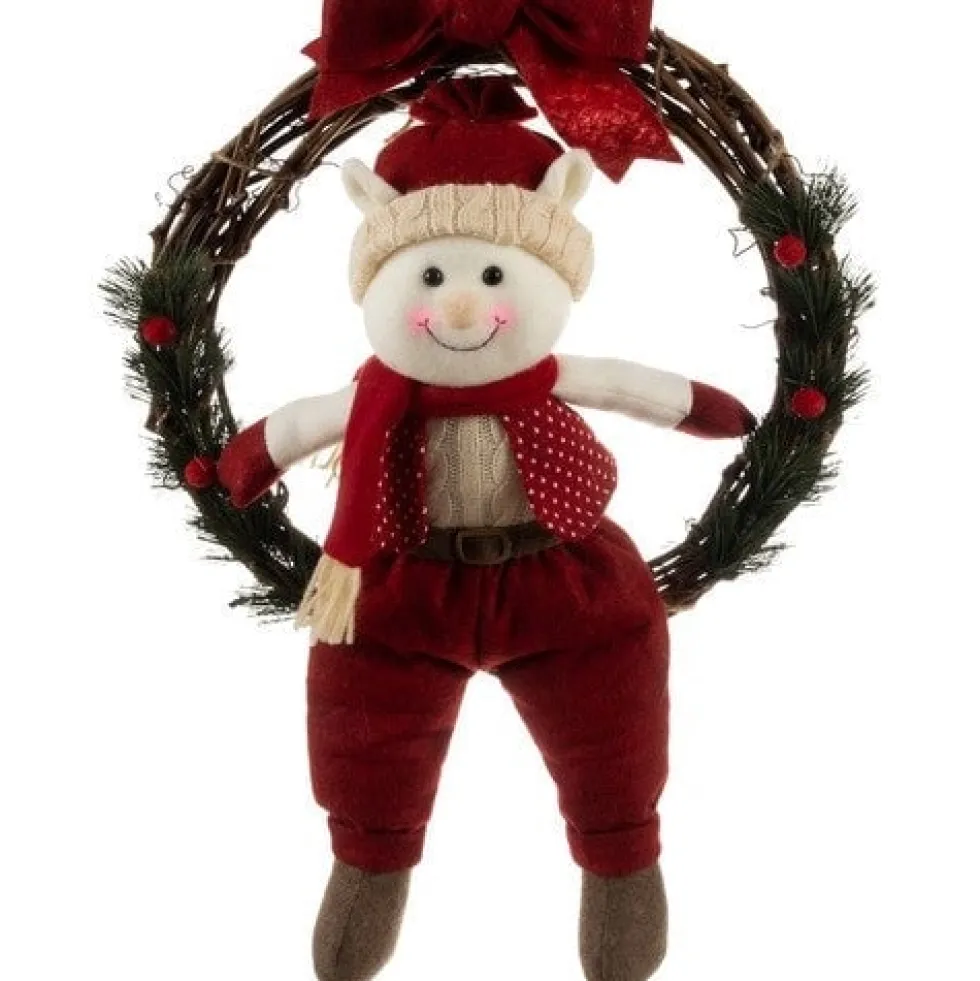 Julkrans julälv 36 cm för dörr/vägg, trä/plast/polyester