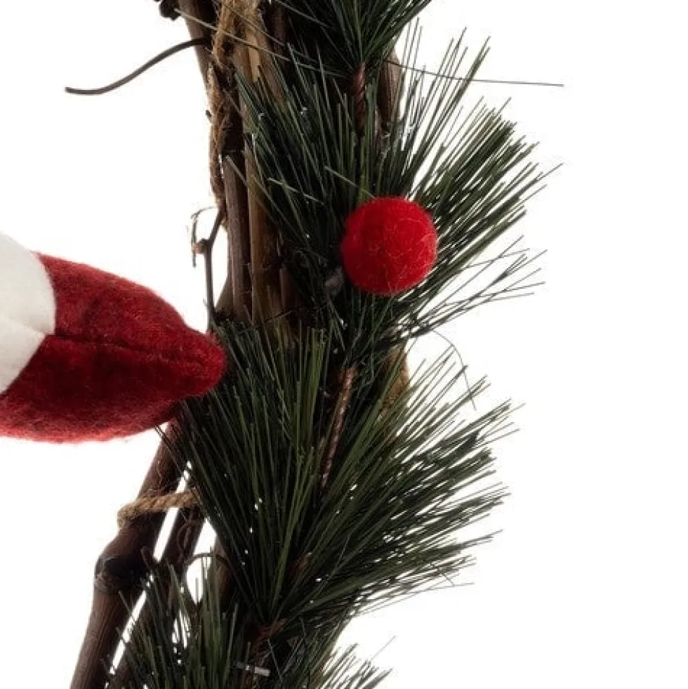 Julkrans julälv 36 cm för dörr/vägg, trä/plast/polyester