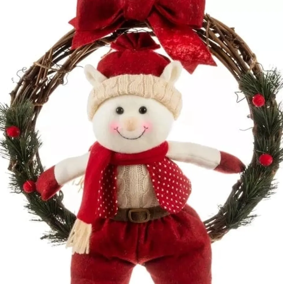 Julkrans julälv 36 cm för dörr/vägg, trä/plast/polyester