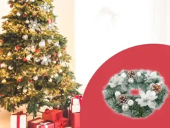 Julkrans med kottar 30 cm