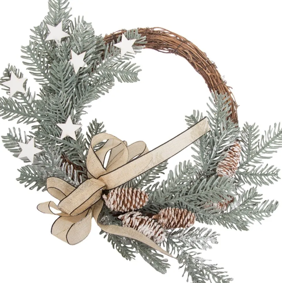 Julkrans med kottar och kvistar diameter 30 cm