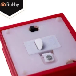 Jullykta LED-ljus röd 12,5 cm batteridriven LR44 (ingår)