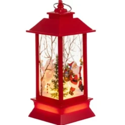 Jullykta LED-ljus röd 12,5 cm batteridriven LR44 (ingår)