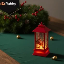 Jullykta LED-ljus röd 12,5 cm batteridriven LR44 (ingår)