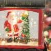 Jullykta LED lokomotiv i glas 13,5x5x8 cm, batteridriven