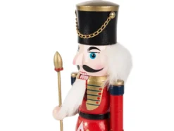 Julnötknäppare soldat i trä 35 cm handmålad