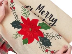 Julstolsöverdrag med julmotiv universal 51 x 49 cm blandade motiv