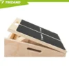 Justerbar slant board för vadstretch i trä 15-35° halkfri 150 kg