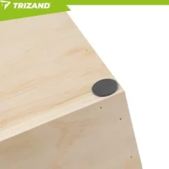 Justerbar slant board för vadstretch i trä 15-35° halkfri 150 kg