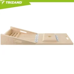 Justerbar slant board för vadstretch i trä 15-35° halkfri 150 kg
