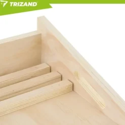 Justerbar slant board för vadstretch i trä 15-35° halkfri 150 kg