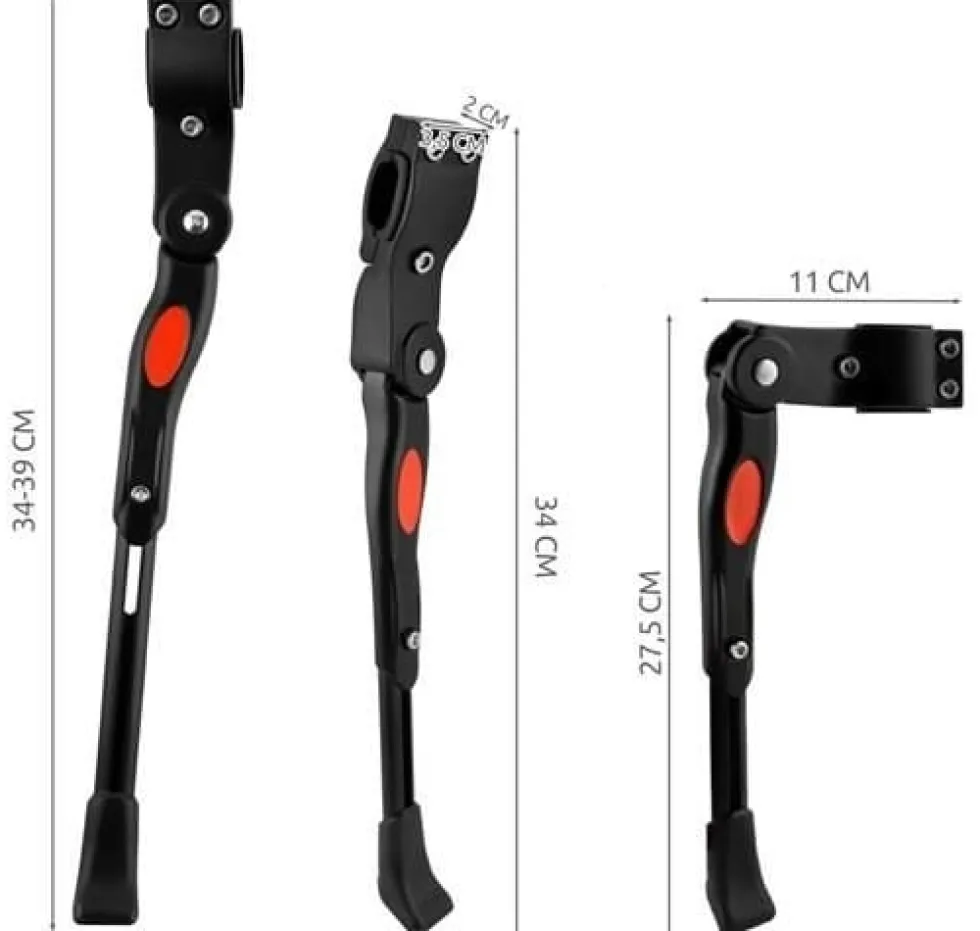Justerbart cykelstöd i aluminium 24–29 tum