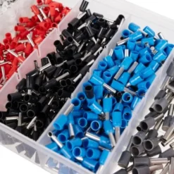 Kabelskotång automatisk 0,25-10 mm² med 1200 ändhylsor 8 stl