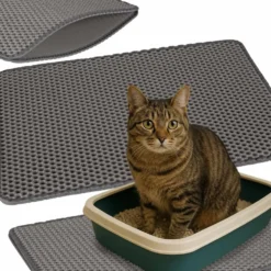 Kattlådematta 2-lagers EVA 60x40 cm vattentät halkfri universell