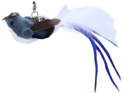 Kattleksak med sugkopp och rörlig fågel