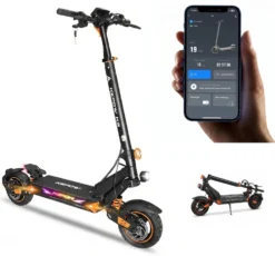 KEPOW K3 Elektrisk Scooter elkick elcykel 1000WUpp till 50 km/h, 48V 15Ah – 10