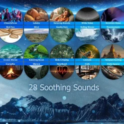 4K Galaxy Projector — 360° Stjärnhimmel Stämningsbelysning för Barn & Vuxna