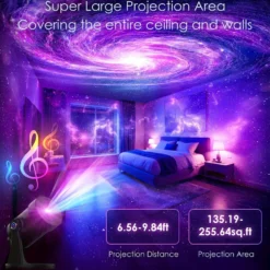 4K Galaxy Projector — 360° Stjärnhimmel Stämningsbelysning för Barn & Vuxna