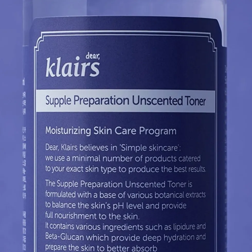 Klairs Supple Preparation Unscented Toner 180ml