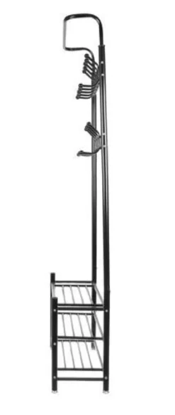 Klädhängare med skohylla 192 cm
