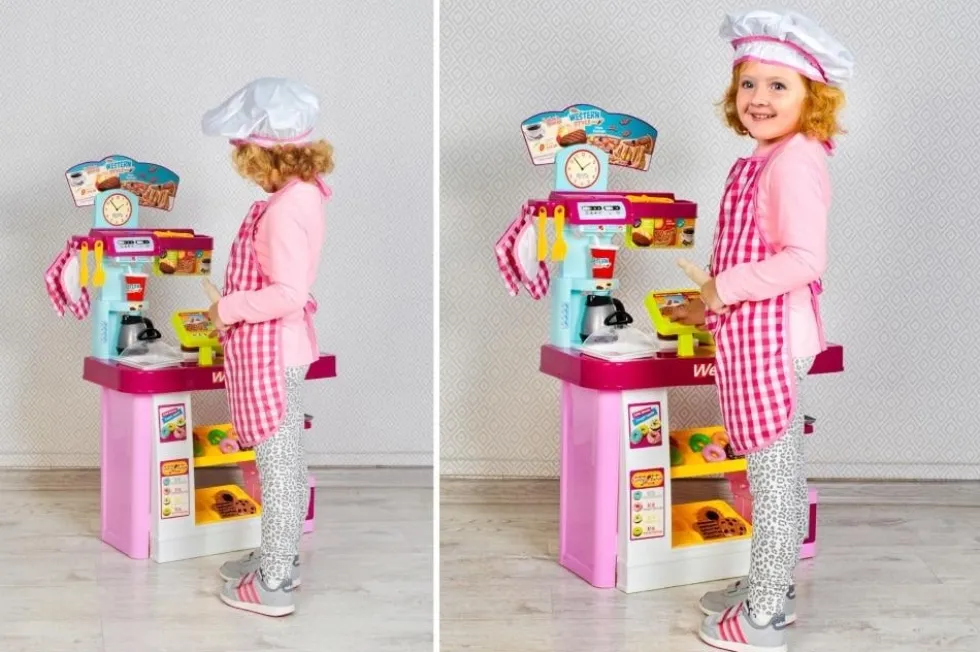 Kockkläder för barn / Köksset 7-delar