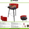 Kolgrill med justerbart grillgaller 36 cm