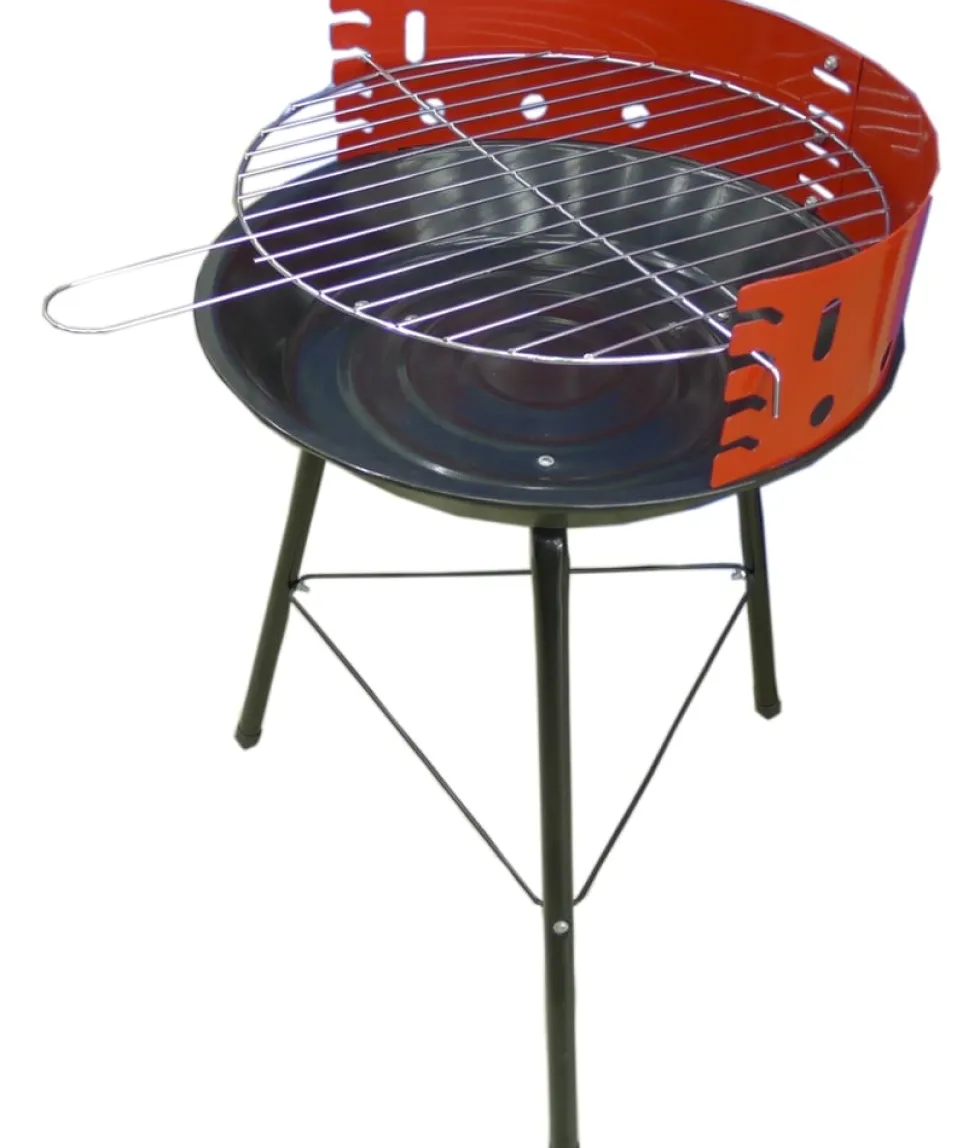 Kolgrill med justerbart grillgaller 36 cm