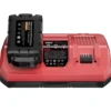 Kompatibelt 18V 6.0Ah batteri för Milwaukee M18 [4-pack] med dubbelladdare - 6000 mAh Li-ion - Reservbatteri