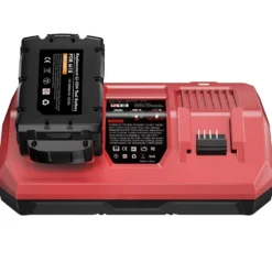 Kompatibelt 18V 6.0Ah batteri för Milwaukee M18 [4-pack] med dubbelladdare - 6000 mAh Li-ion - Reservbatteri