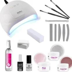 Komplett startkit gelénaglar av hög kvalité inkl Uv/Led-lampa
