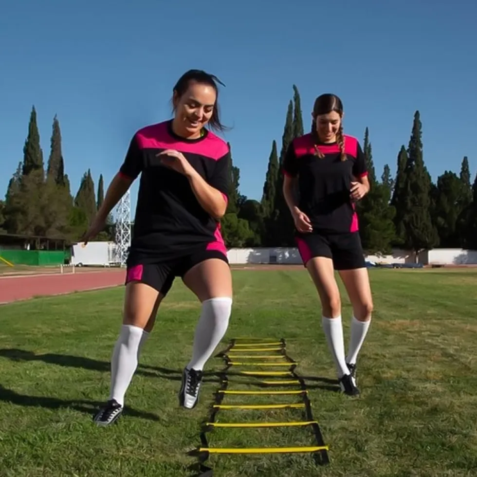 Konditionsstege med 12 steg för snabbhet och agility