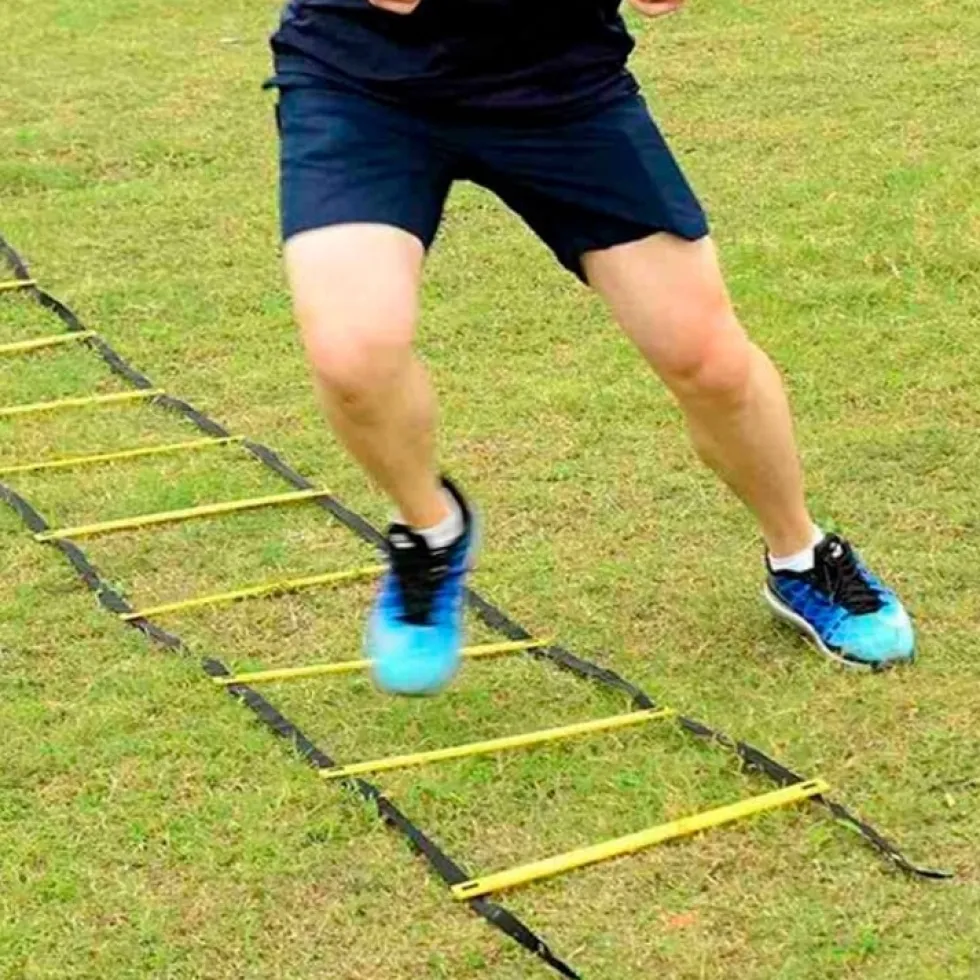 Konditionsstege med 12 steg för snabbhet och agility