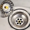 Korgventil / Diskhosil i rostfritt stål 8 cm