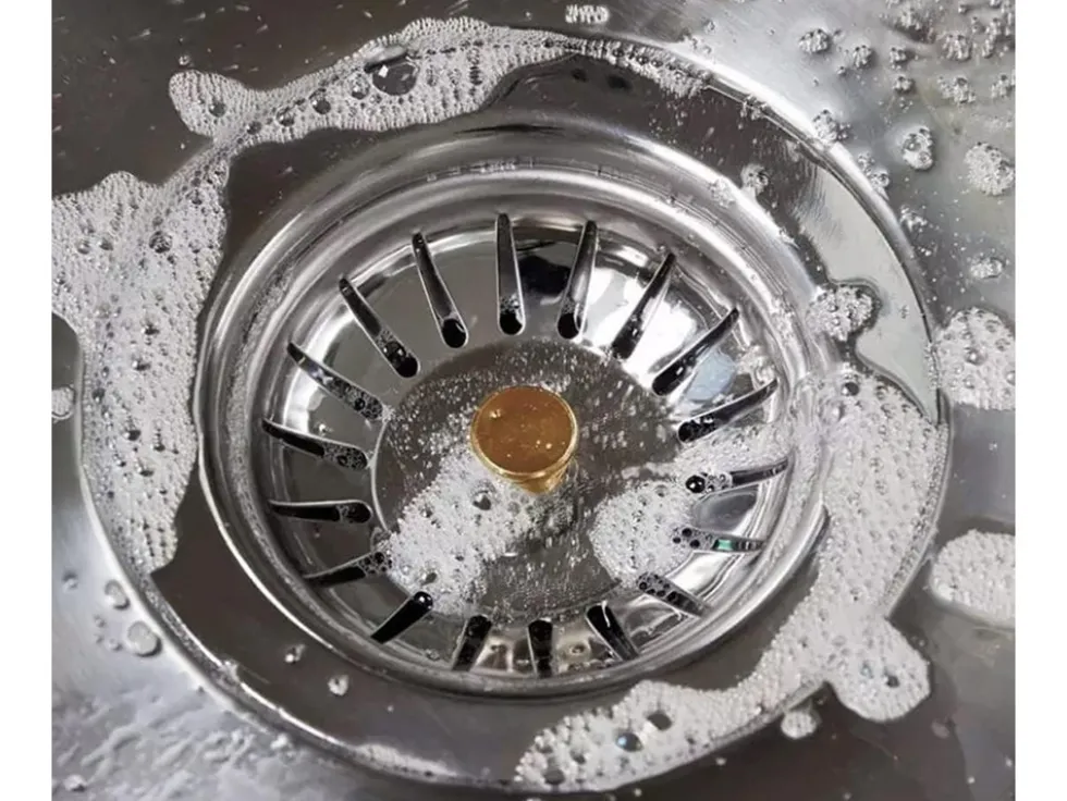 Korgventil / Diskhosil i rostfritt stål 8 cm