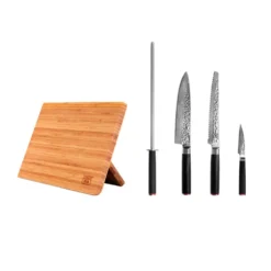 Kotai Essential knivset 5 delar - Pakka Damascus Collection