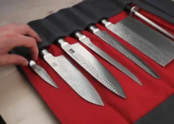 Kotai knivfodral i läder och canvas