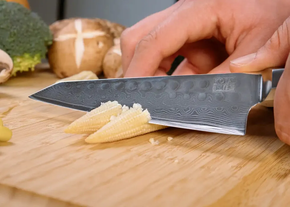 Kotai Petty Utility Knife 13,5 cm - Bunka Damascus Collection