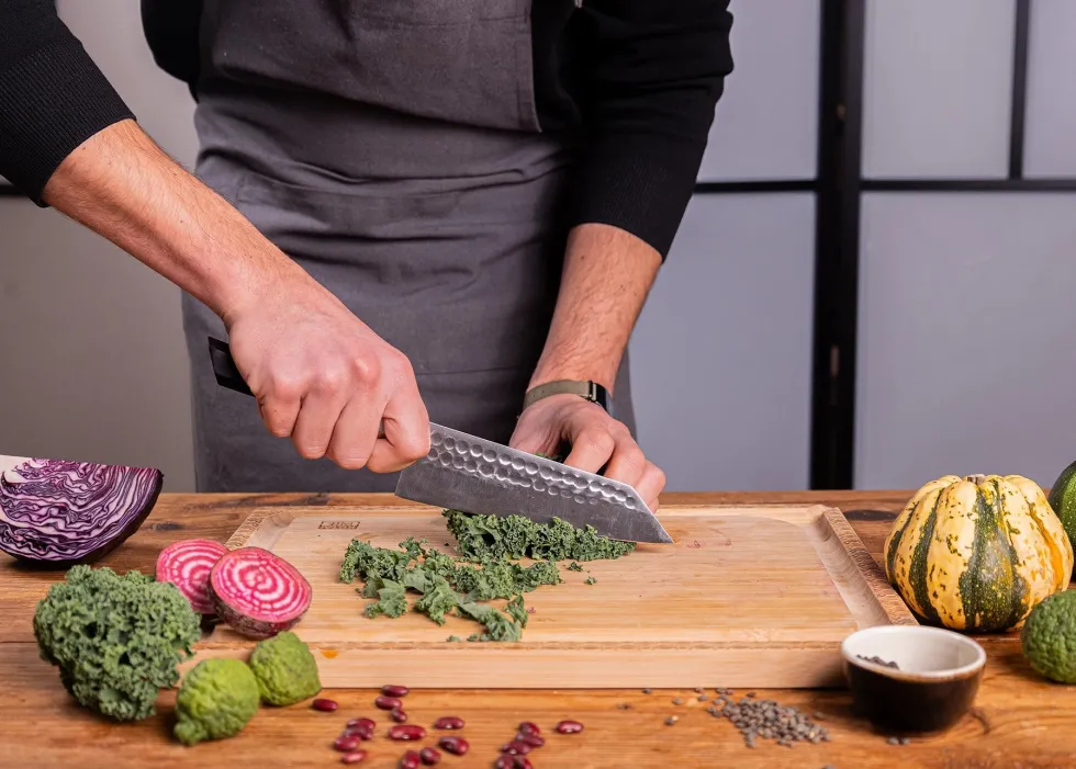 Kotai Santoku kniv 17 cm - Bunka Collection